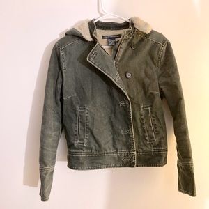French Connection Sherpa Lined Jean Jacket